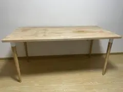IKEA GERTON イェルトン　木製机 PCデスクが狭いなら、横幅155cmあるIKEA/GERTONが広くておすすめ
