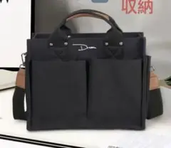 訳あり　2WAYマザーズバッグ 大容量トートショルダーバッグ 帆布