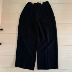 【新品未使用タグ付き】黒 ワイドパンツ サイズL