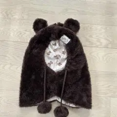 クマ耳付き帽子 キッズ帽子 サイズ48cm