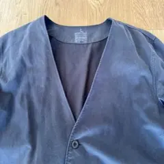 無印良品ノーカラージャケット メンズ M