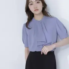 ラッフルタイブラウス Natural Beauty Basic