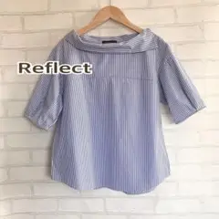 リフレクト Reflect 変形カラー 襟 肩開き カットソー ブラウス
