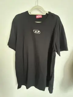 DIESEL 黒 Tシャツ ロゴ入り