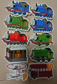 トーマスと動物の数字パズル 10個セット