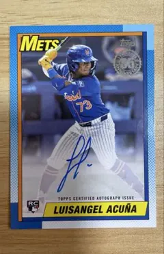 TOPPS Luisangel Acuna サイン