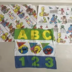 セサミストリート キャラクター ハンカチ 3まい