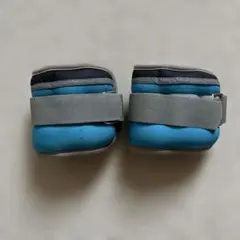 アンクルウエイト/リストウエイト 500g×2個セット 青色 筋トレ・リハビリ用
