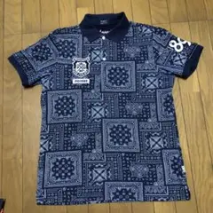 パーリーゲイツ ポロシャツ ペイズリー バンダナ メンズ