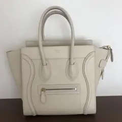 CELINE セリーヌ ラゲージ マイクロ オフホワイト