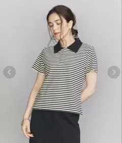 BEAUTY&YOUTH UNITED ARROWS コットン 畦 ポロシャツ