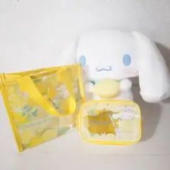 シナモロール 当りくじ ぬいぐるみ トートバッグ ポーチ
