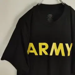ARMY ミリタリー 半袖Tシャツ ミリタリーシャツ ロング丈