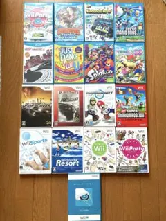 Wii U 本体と周辺機器、ソフト、アミーボセット