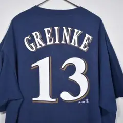 MLB Majestic ブルワーズ 13 GREINKE Tシャツ XL