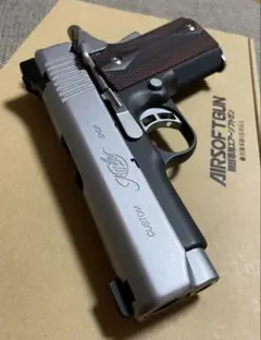 ロ*プ様 WA ウエスタンアームズ Kimber Stainless TLEII ラプターセレーション完全再現「WA ステンレス・ラプターII