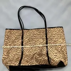 ジャザサイズ　ヒョウ柄トートバッグ 約30cm x 50cm