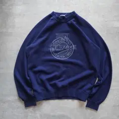 80's NIKE ナイキ　ラグランスウェット　ネイビー　Mサイズ