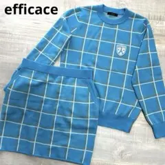 エフィカス★セットアップ★総柄★ニット セーター★【サイズL】