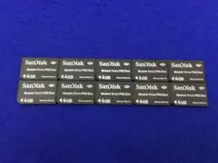c412SanDisk Memory Stick PRO Duo 4GB 10枚