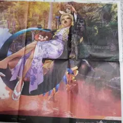 大分合同新聞　FGO 10周年記念ポスター全面広告