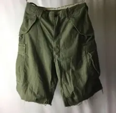 米軍実物品 60s M-65 カットオフショートパンツ ハーフパンツ ショーツ