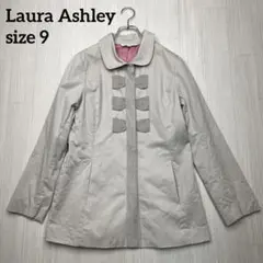 ● Laura Ashley 丸襟　ステンカラーコート　スプリングコート　9