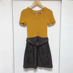 12月18日まで限定価格☆バーバリーブルーレーベル ツイードワンピース