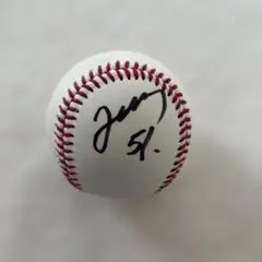 【最終価格】サイン入り野球ボール ジェリー 51前田純選手