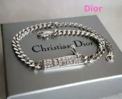 Christian Dior ブレスレット(喜平チェーン・プレート)