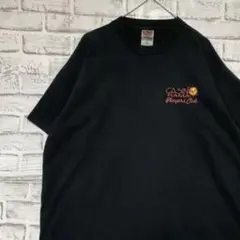 USA製90sヴィンテージTシャツ！シングルステッチ　ブラック半袖古着XL725