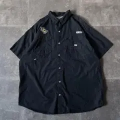 00s Columbia PFG フィッシングシャツ XL ブラック A263