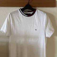TOMMY HILFIGER ホワイト メンズTシャツ S
