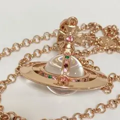 Vivienne Westwood スモールオーブネックレス　ピンクゴールド
