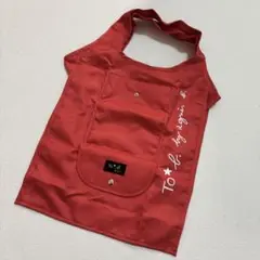 新品　赤　レッド　折り畳み　アニエスベー　apnesb エコバッグ　トートバッグ
