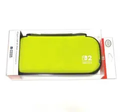 【任天堂ライセンス商品】スリムハードポーチ プラスSwitch2ライムイエロー