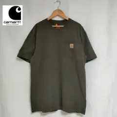 Carhartt ORIGINAL FIT Tシャツ ダークブラウン M相等