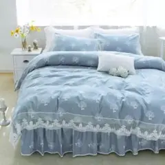 売り尽くしセール４点セット寝具カバークイーンサイズ