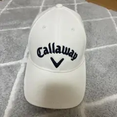 試着のみ 美品 Callaway ホワイト キャップ 帽子