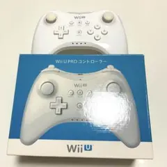 Wii U Pro コントローラー ホワイト　箱あり