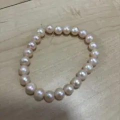 ブレスレット　フェイクパール