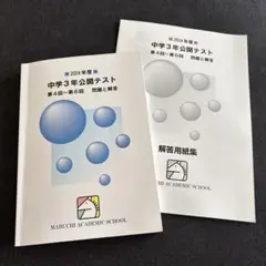 馬渕 中学3年公開テスト④⑤⑥