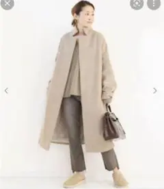 Deuxieme Classe チェスターコート ベージュ クリーニング済み