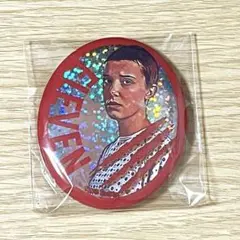 ストレンジャーシングス ホログラム 缶バッジ　イレブン