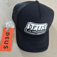 【新品未使用】タグ付き DEUS Ex Machina ブラック キャップ