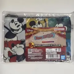 一番くじ　ディズニーファンタジア　E賞 〈Mickey〉Memorial ポーチ