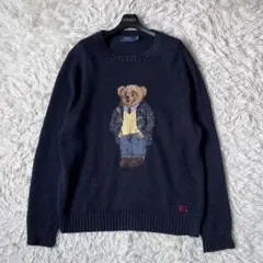 ポロラルフローレン ポロ ベア ニット セーター ネイビー L