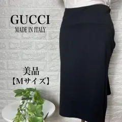 グッチGUCCI/イタリア製・デザインスリムスカート【Mサイズ】★美品★
