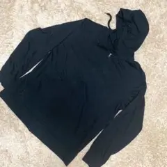 ユニクロ XL ブラック フルジップパーカー AIRism ドライ UVカット