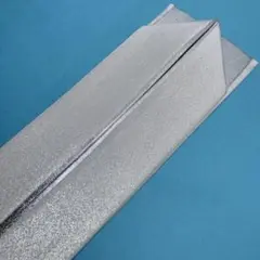 振袖用 正絹 重ね襟 白✖️銀 新品 No.1228